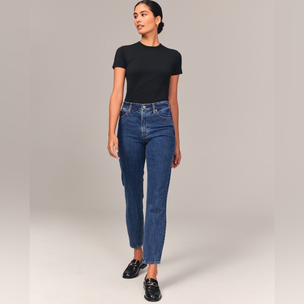 Abercrombie High Rise The Mom Jean